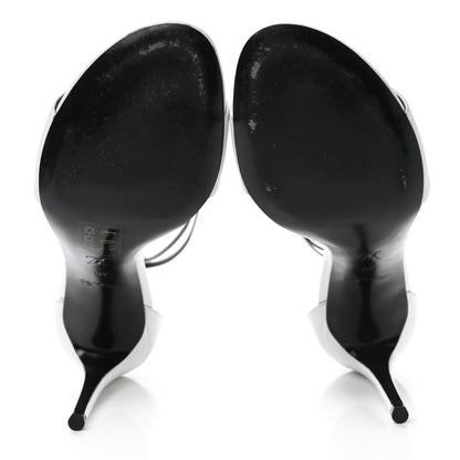 Louis Vuitton Calfskin Call Back Sandals 40 White 5 of 10