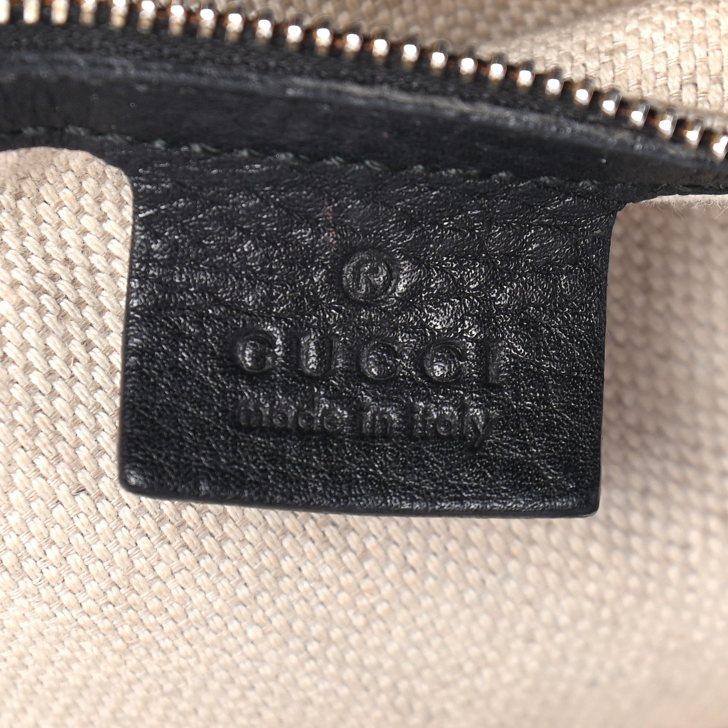 Gucci Pebbled Calfskin Medium Soho Shoulder Bag Black 6 of 11