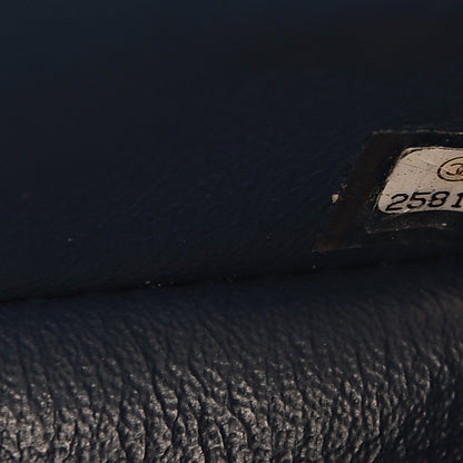 Chanel Iridescent Caviar Quilted Mini Square Flap Dark Blue 7 of 10