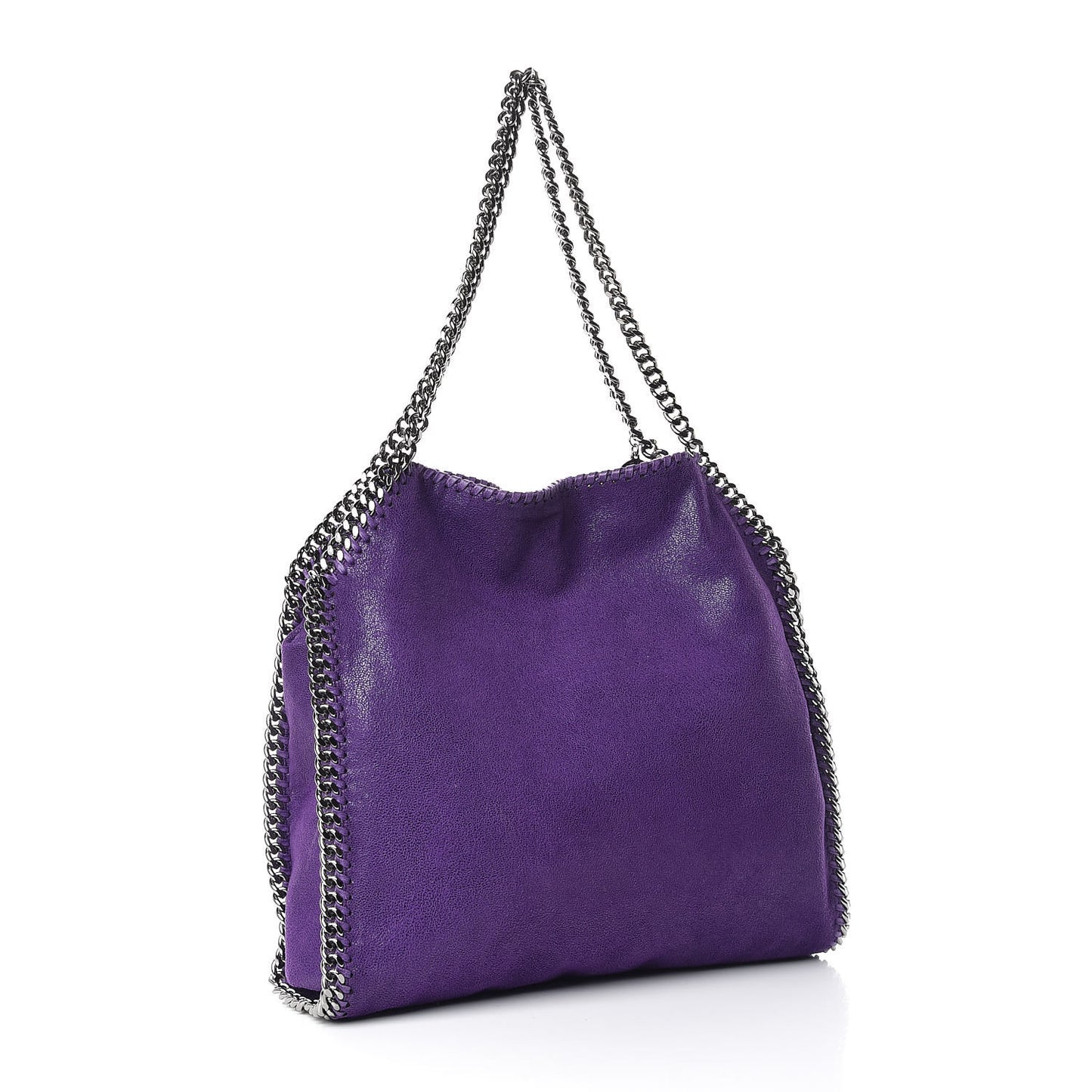 Shaggy Deer Small Falabella Tote Purple