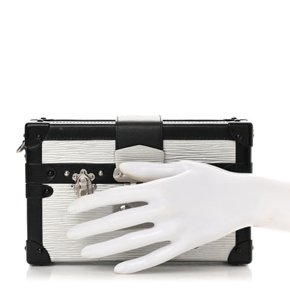 Louis Vuitton Epi Petite Malle Silver 2 of 19