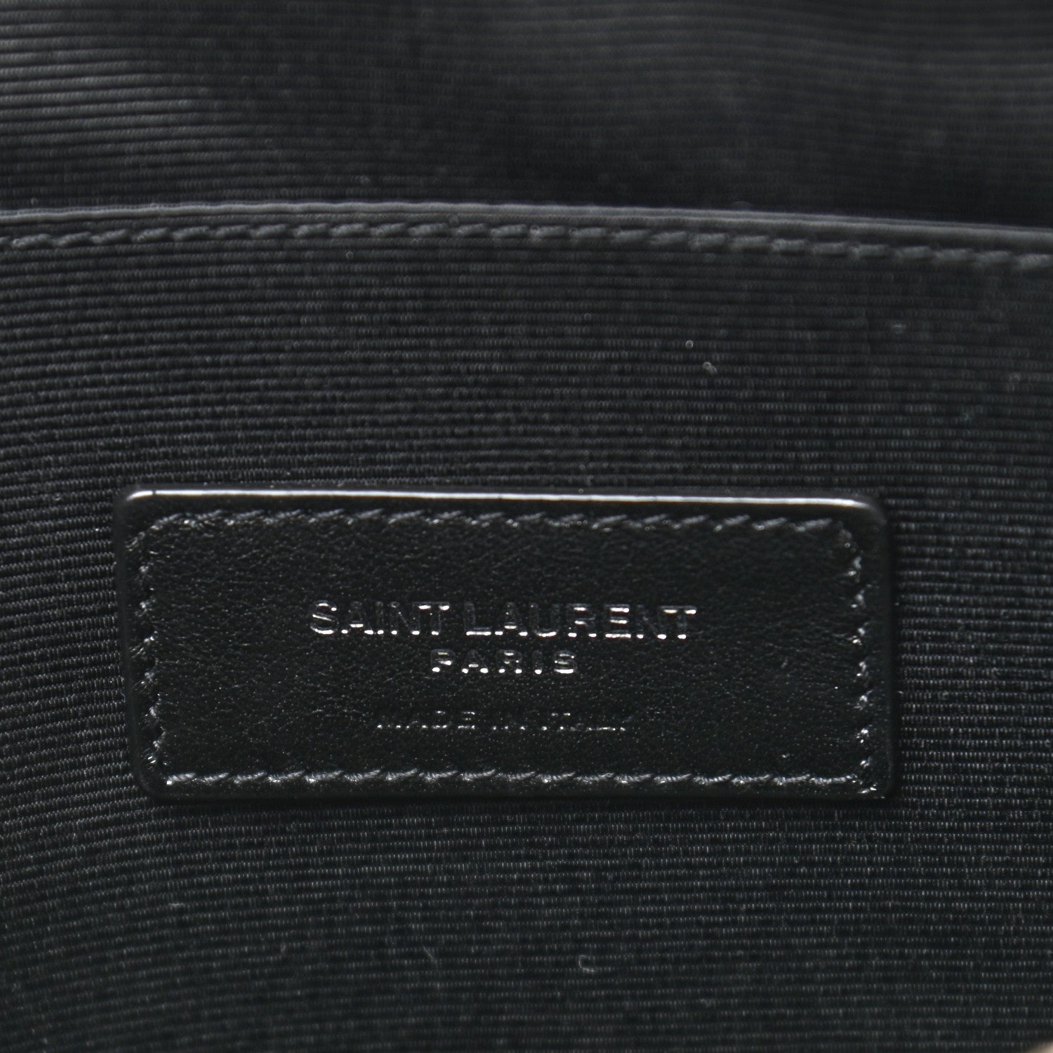 Saint Laurent Calfskin Matelasse Monogram Cassandre Tablet Pouch Black 5 of 8