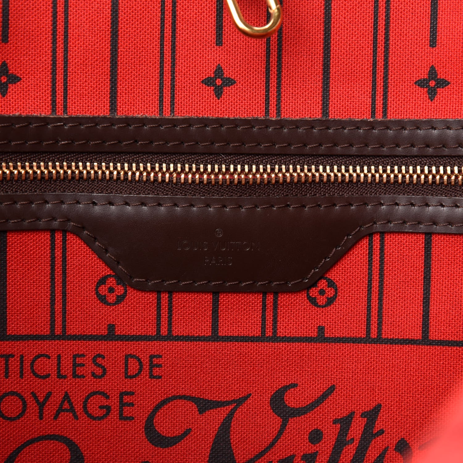 Louis Vuitton Damier Ebene Neverfull MM 7 of 11