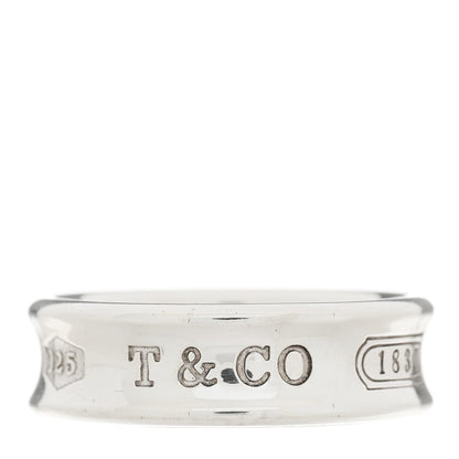 Tiffany Sterling Silver 1837 Band Ring 59 8.75 1 of 6