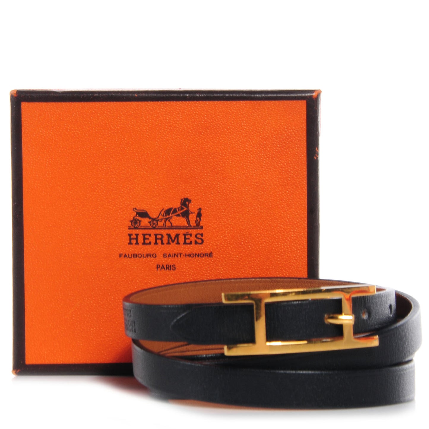 Chamonix Hapi 3 GM Triple Tour Wrap Bracelet Black
