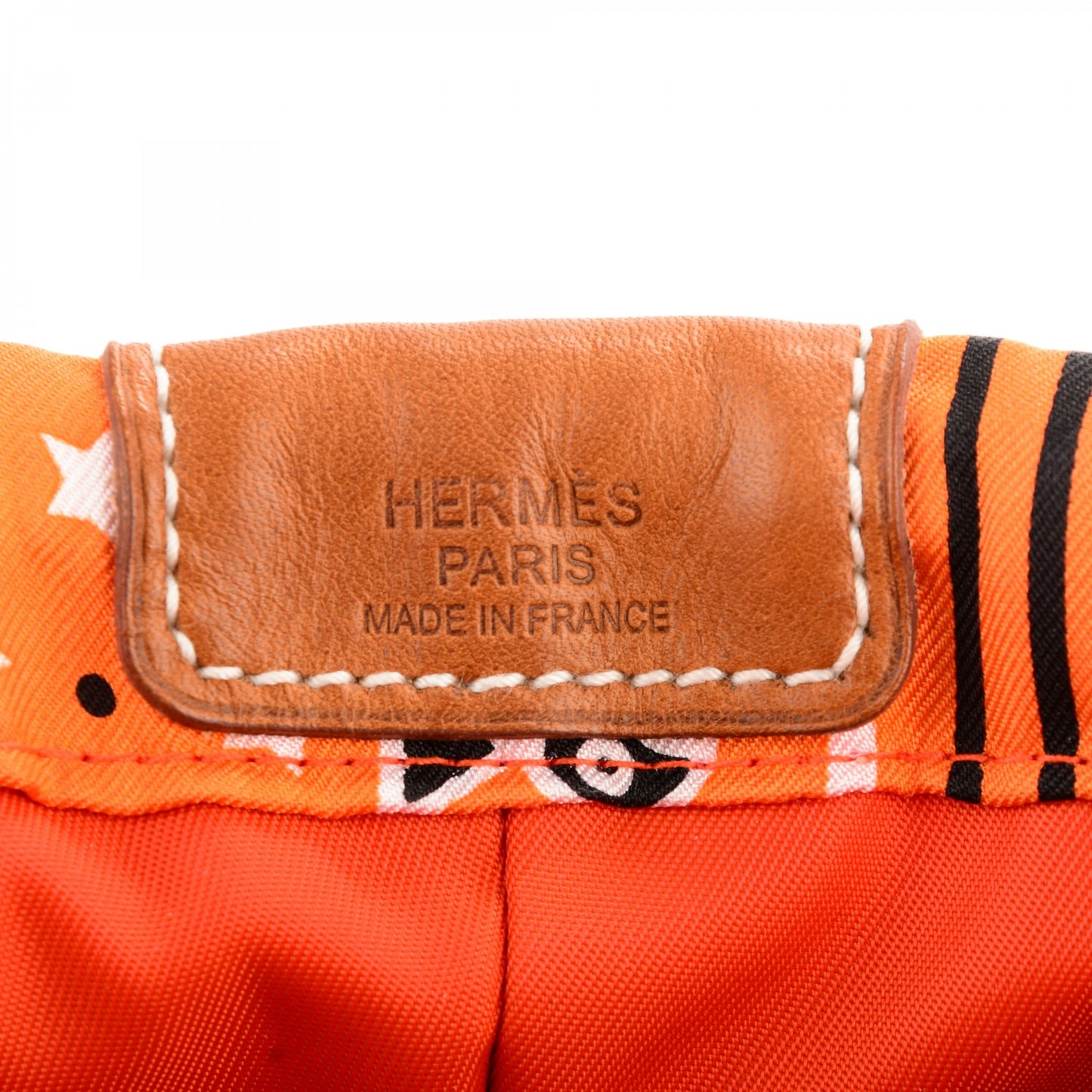 Barenia Silk Eperons d'Or Fourbi 20 PM Pouch Orange Fauve