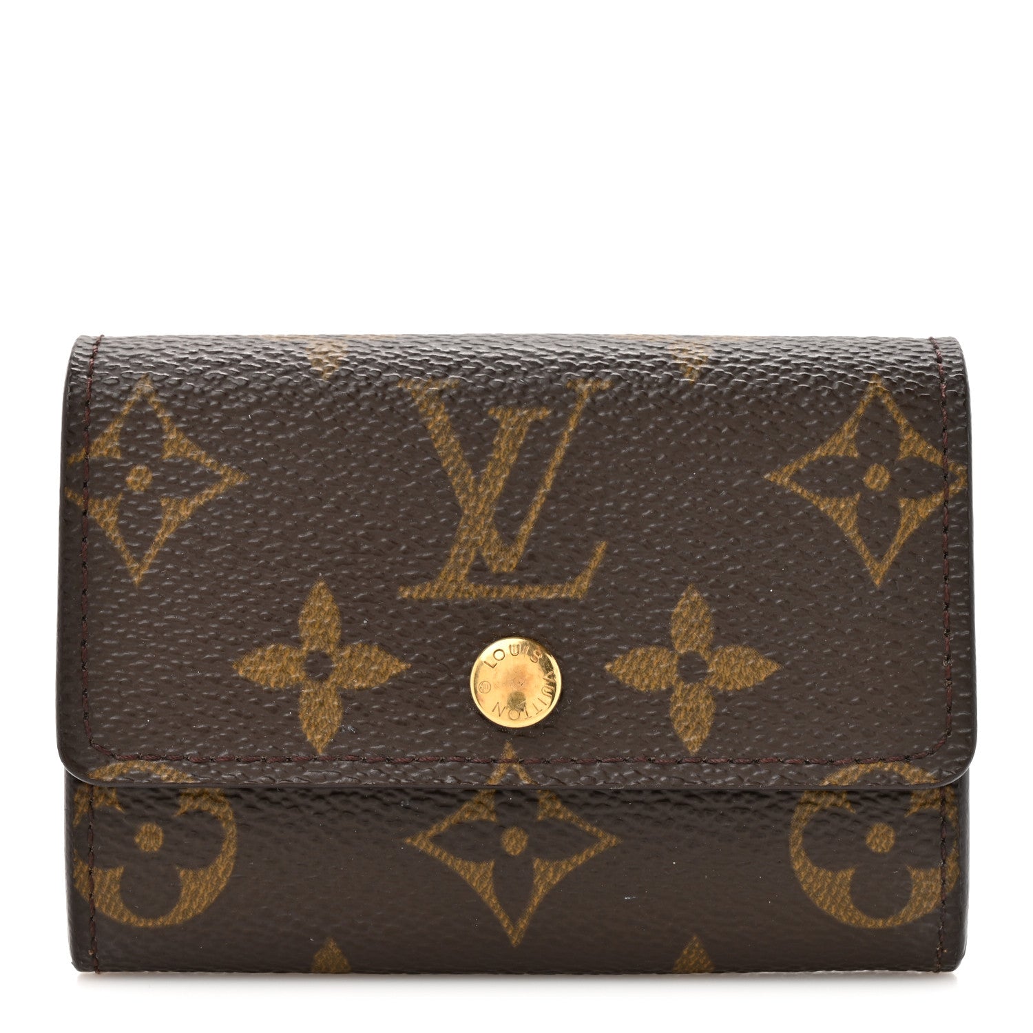 Louis Vuitton Monogram Porte-Monnaie Plat Coin Purse 1 of 7