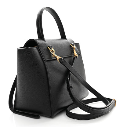 Celine Grained Calfskin Nano Belt Bag Black 3 of 14