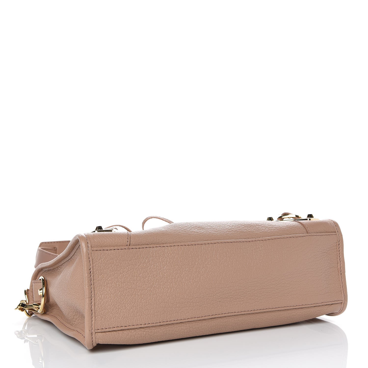 Balenciaga Chevre Gold Metallic Edge Hardware S City Rose Des Sables 4 of 9