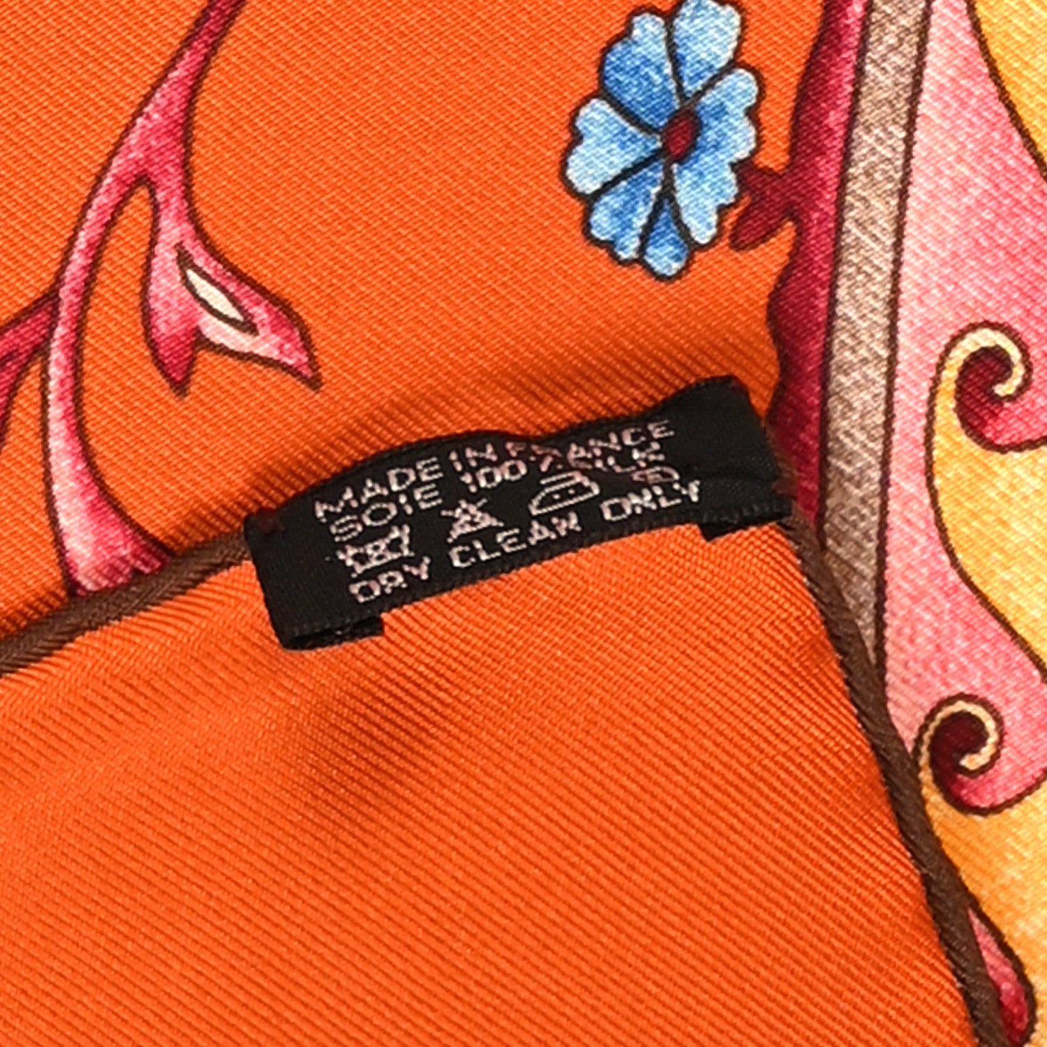 Hermes Silk Minuit Au Faubourg Scarf 70 Caban Prune Rose Vif 6 of 6
