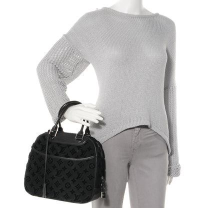 Louis Vuitton Monogram Suede Tuffetage Deauville Cube Gris 2 of 7