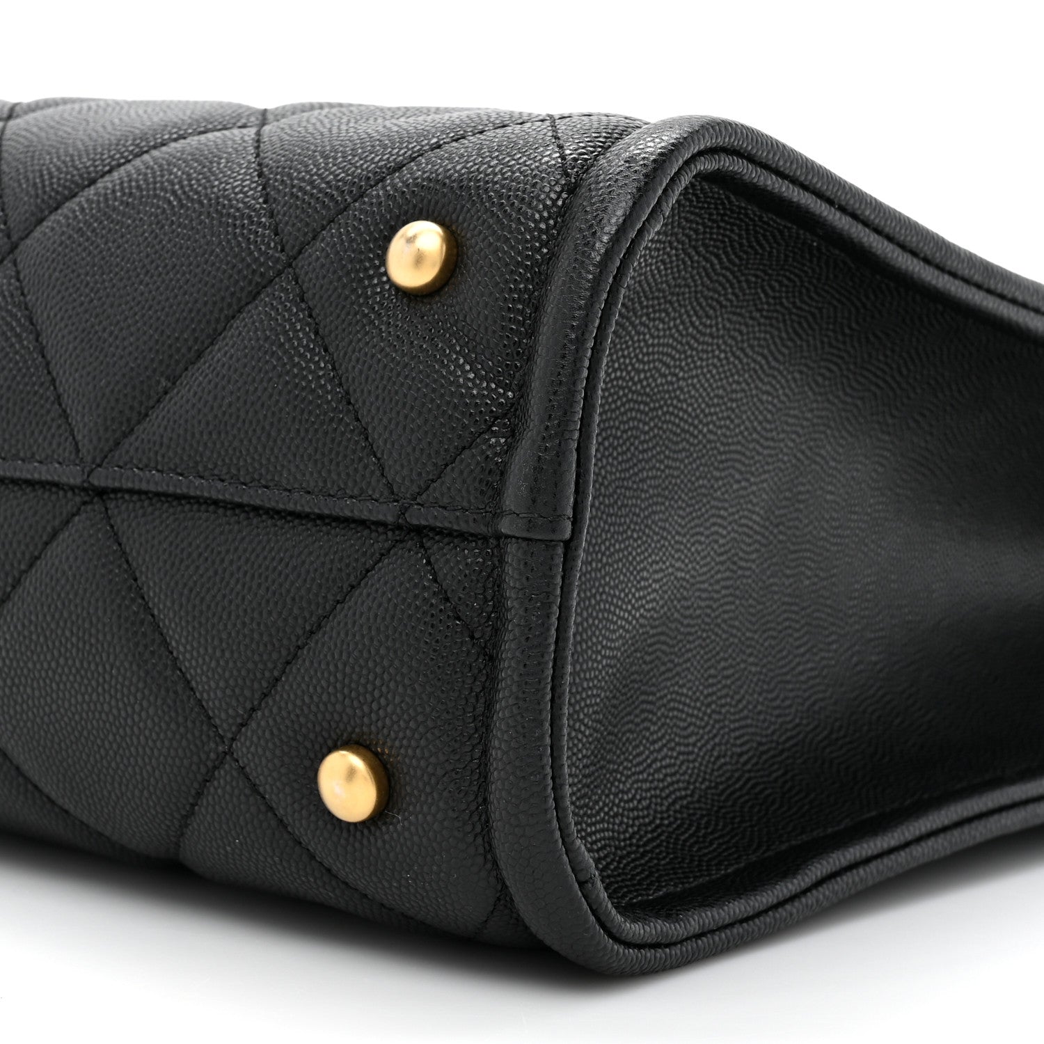 Chanel Caviar Quilted Chain Large Shopping Tote With Coin Purse Black 10 of 11