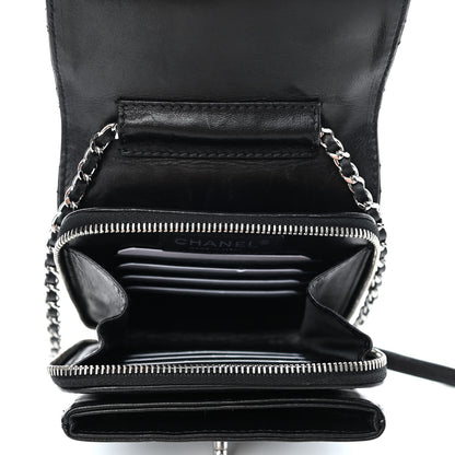 Chanel Lambskin Quilted Mini Crossbody Flap Black 4 of 4
