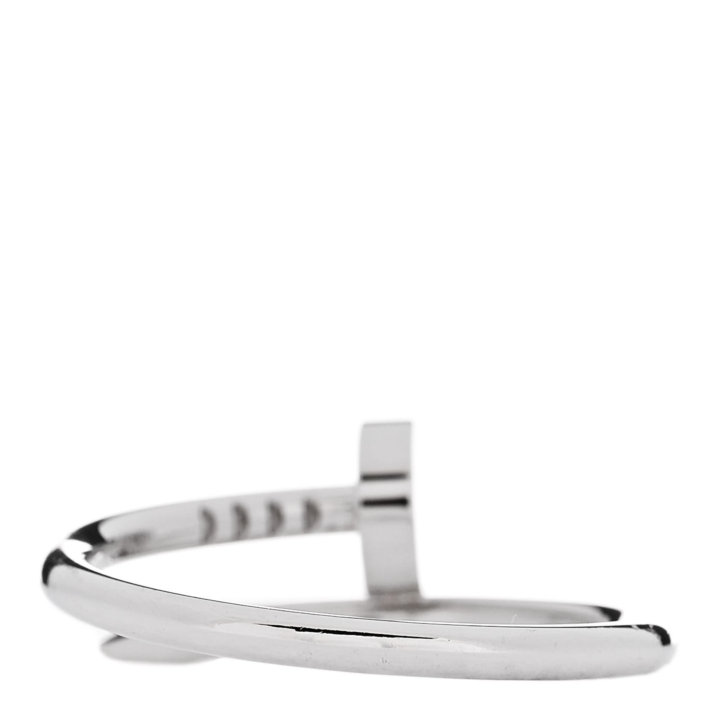 18K White Gold Small Juste Un Clou Ring 53 6.25