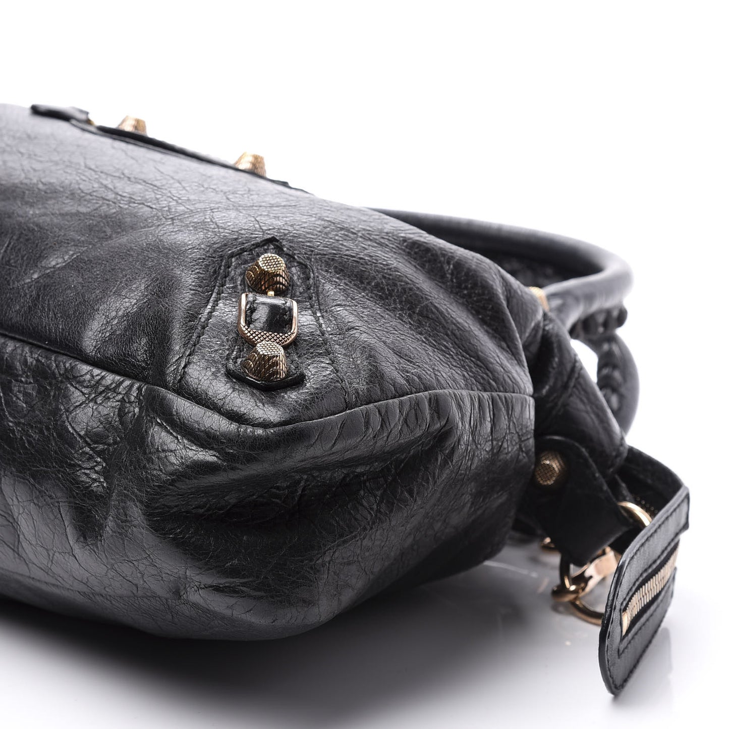 Agneau Giant 12 Rose Gold Hardware Town Black
