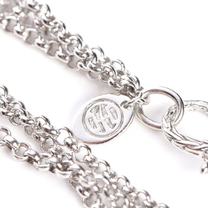 John Hardy Sterling Silver Diamond Langit Long Necklace 7 of 8