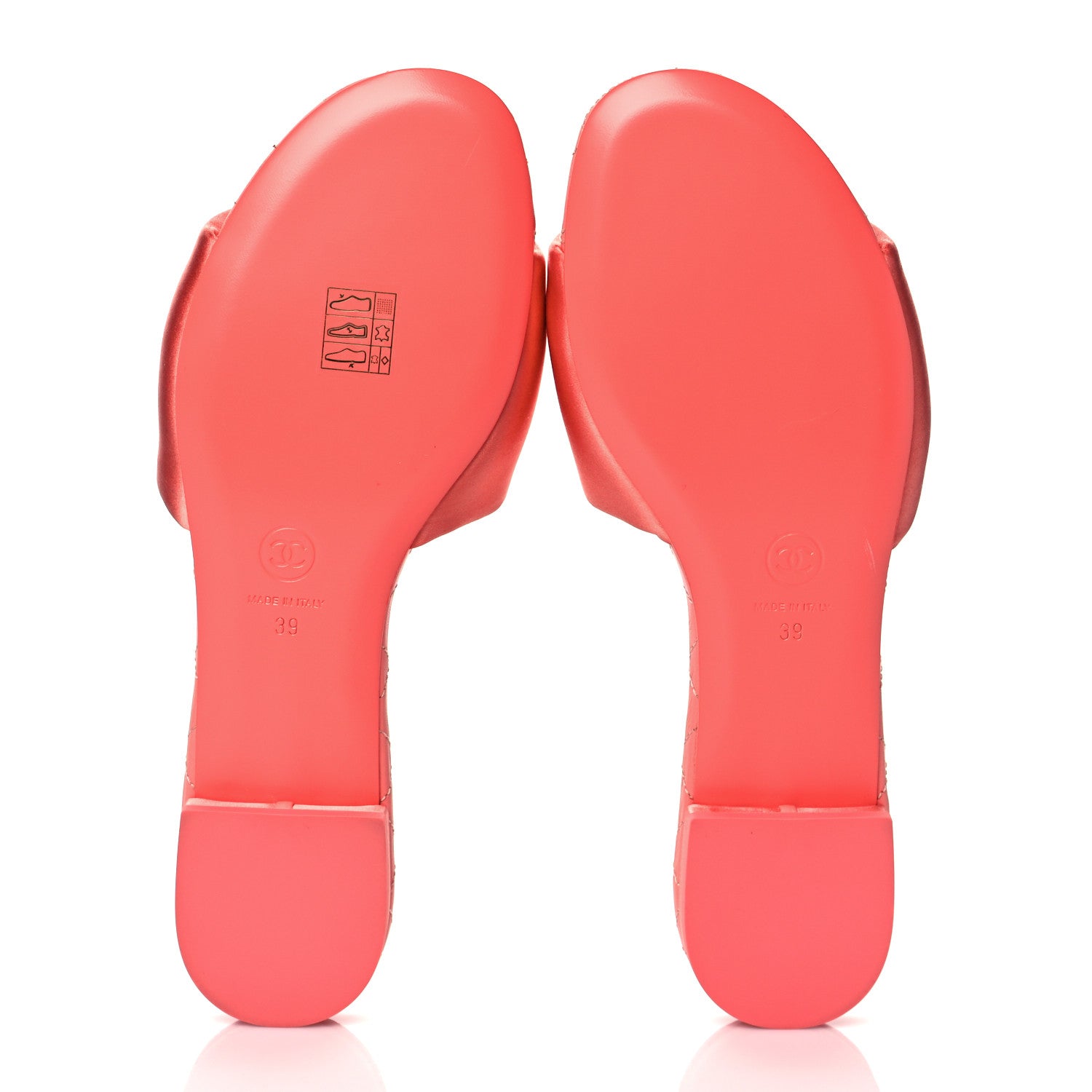Chanel Satin Mule Sandals 38 Pink 5 of 8
