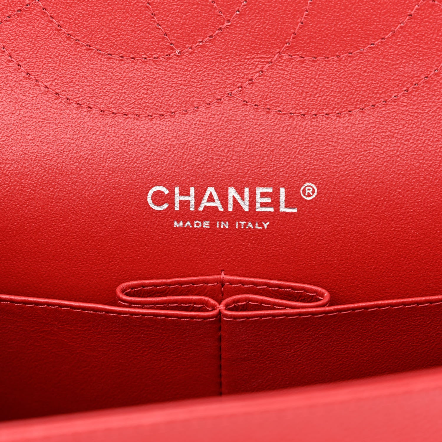 Chanel Caviar Quilted Jumbo Double Flap Red 6 of 13