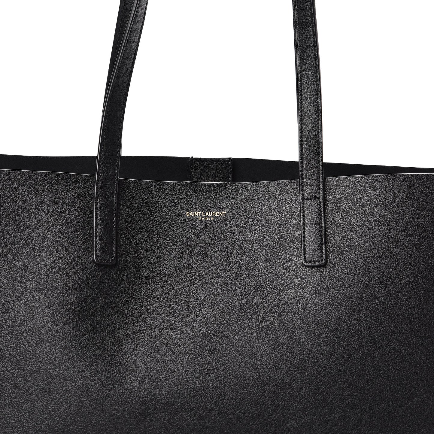 Calfskin Large Shopping Tote Black