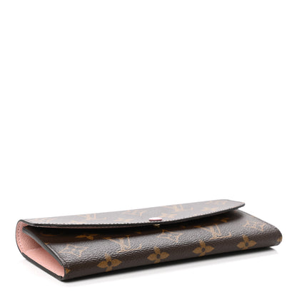 Louis Vuitton Monogram Emilie Wallet Rose Ballerine 4 of 7