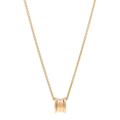 Bulgari 18K Yellow Gold B.Zero1 Pendant Necklace 1 of 4