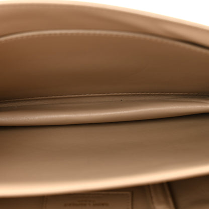 Saint Laurent Smooth Calfskin Le Maillon Satchel Dark Beige 5 of 13