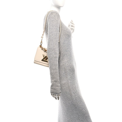 Louis Vuitton Epi Twist Braided Chain Shoulder Bag PM Quartz White 2 of 11