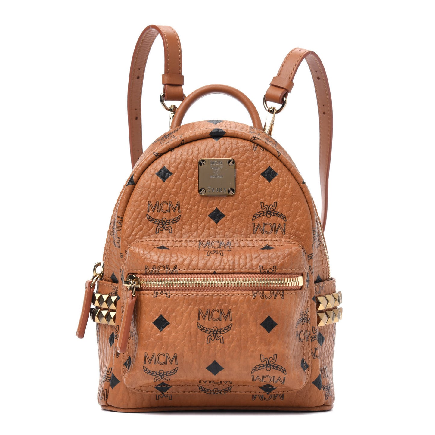 Visetos Side Stud X-Mini Stark Bebe Boo Backpack Cognac