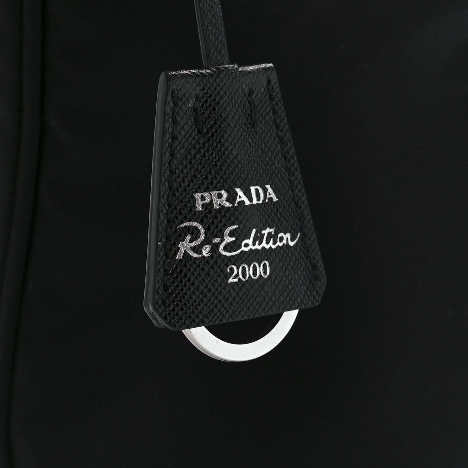 Prada Tessuto Nylon Mini Re-Edition 2000 Bag Black 9 of 13