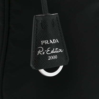 Prada Tessuto Nylon Mini Re-Edition 2000 Bag Black 9 of 13