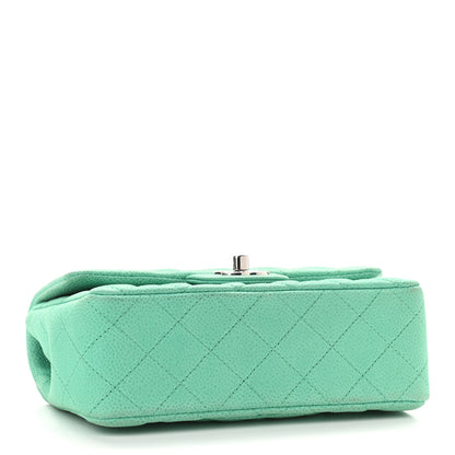 Chanel Iridescent Caviar Quilted Mini Rectangular Flap Green 4 of 10