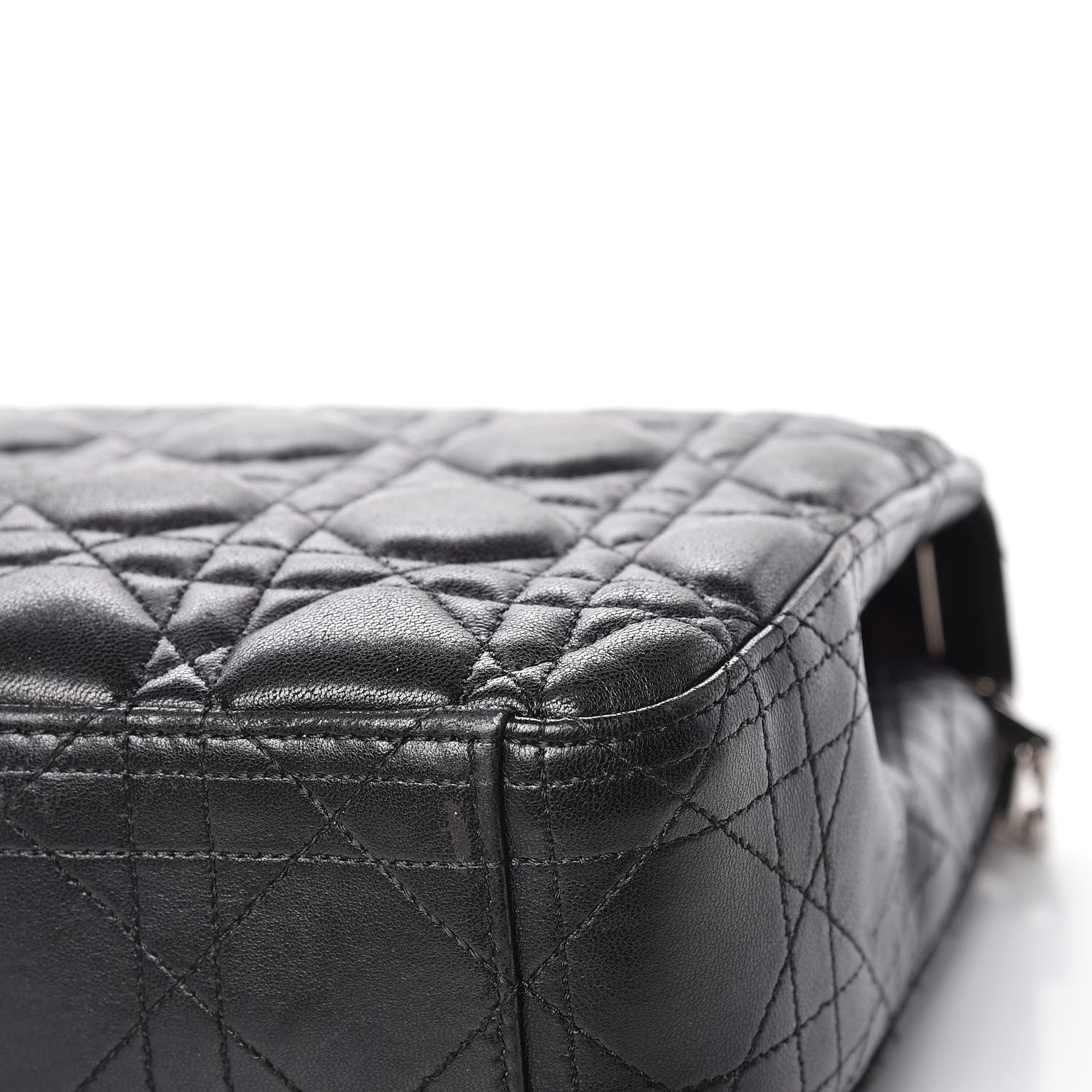 Christian Dior Lambskin Cannage Medium Miss Dior Flap Black 10 of 11