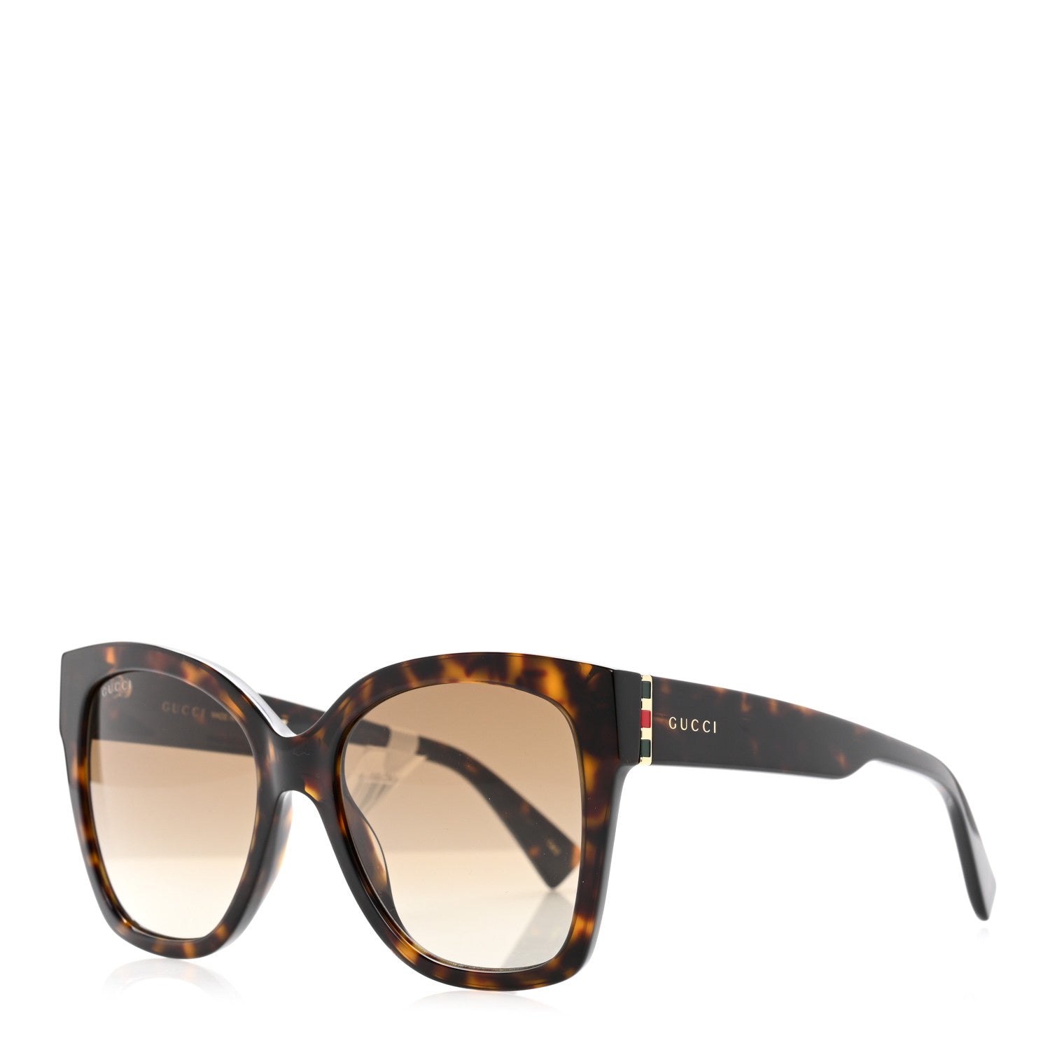 Gucci Acetate Square Frame Sunglasses GG0459S Tortoise 1 of 6