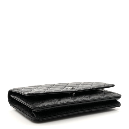 Chanel Caviar Quilted Wallet on Chain WOC Black 4 of 12
