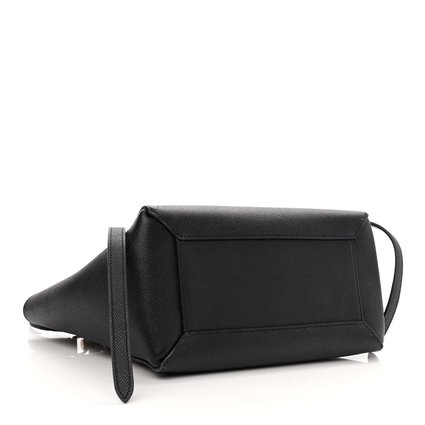 Grained Calfskin Micro Belt Bag Black