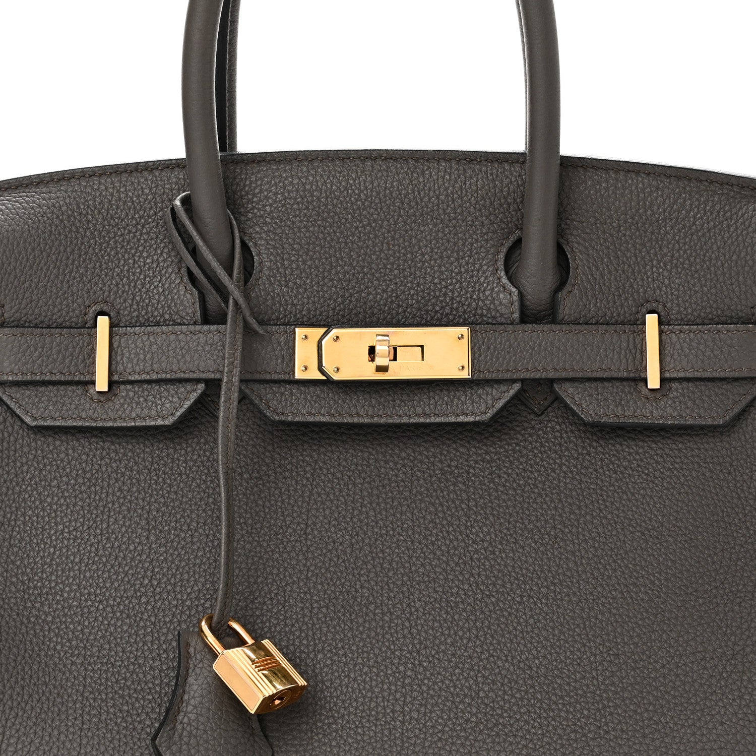 Hermes Togo Birkin 30 Etain 8 of 10