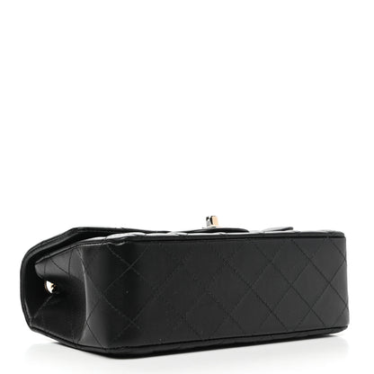 Chanel Lambskin Quilted Mini Rectangular Flap Black 4 of 9