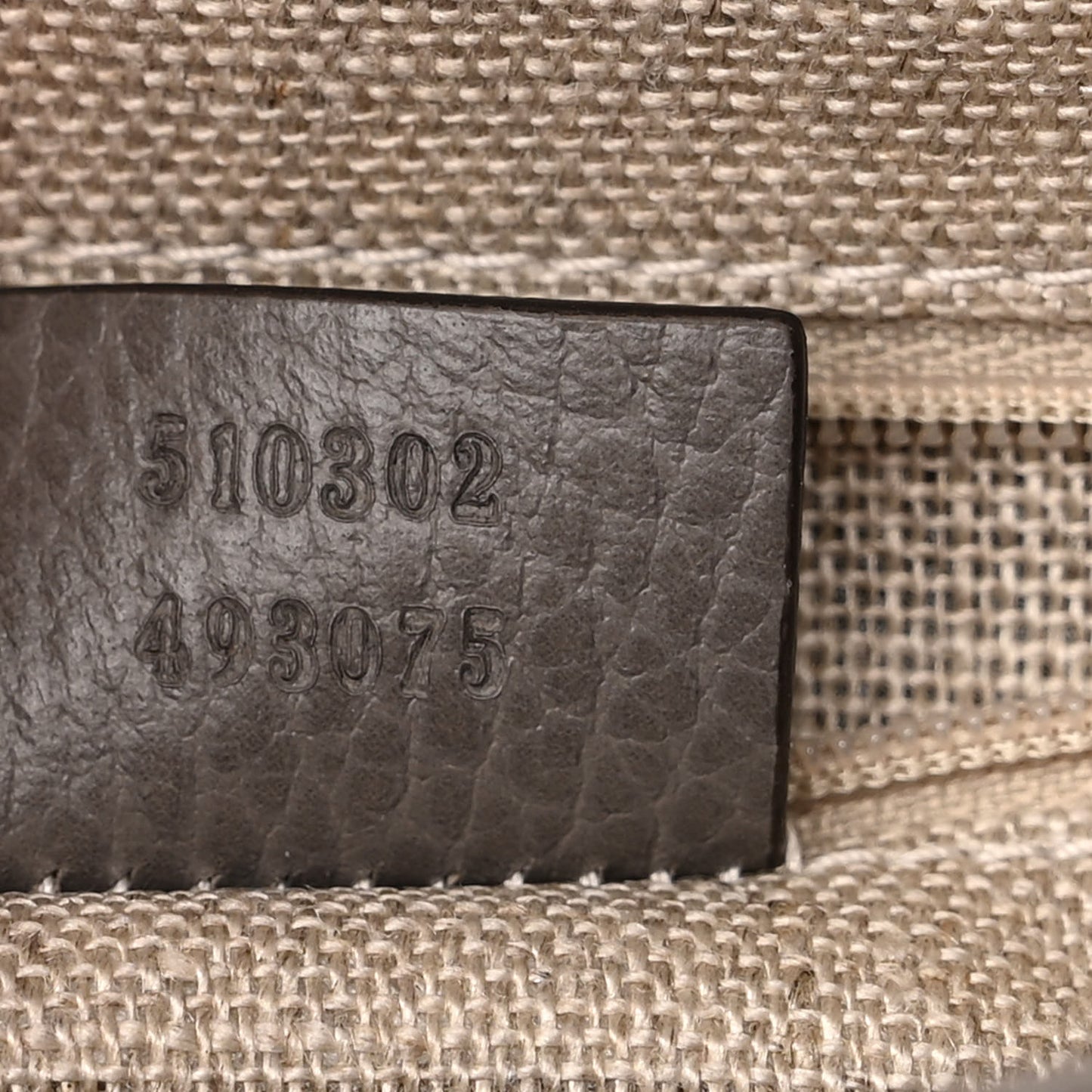 Dollar Calfskin Interlocking G Top Handle Shoulder Bag Loess