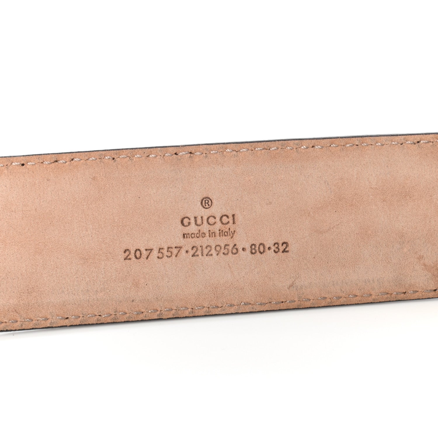 Gucci Metallic Calfskin Hysteria Belt 80 32 Gold 4 of 6