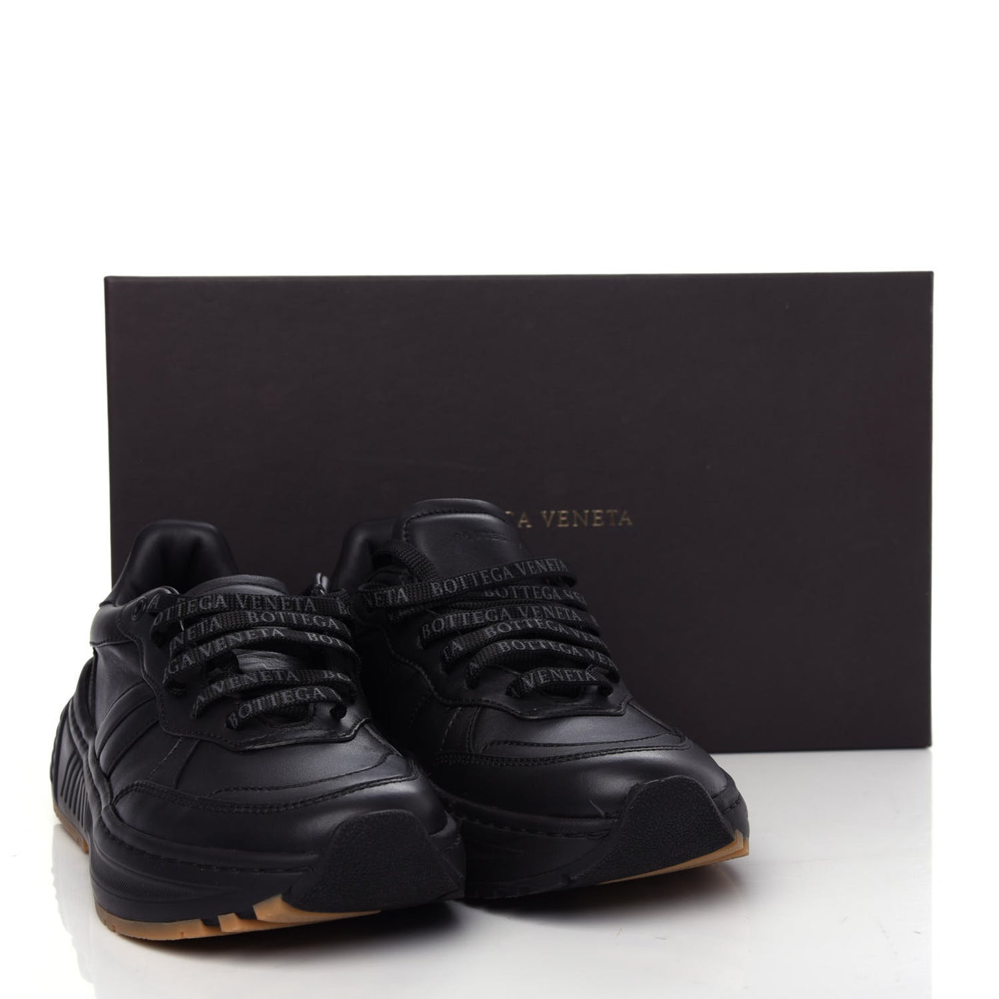 Calfskin Womens The Speedster Sneakers 37.5 Black