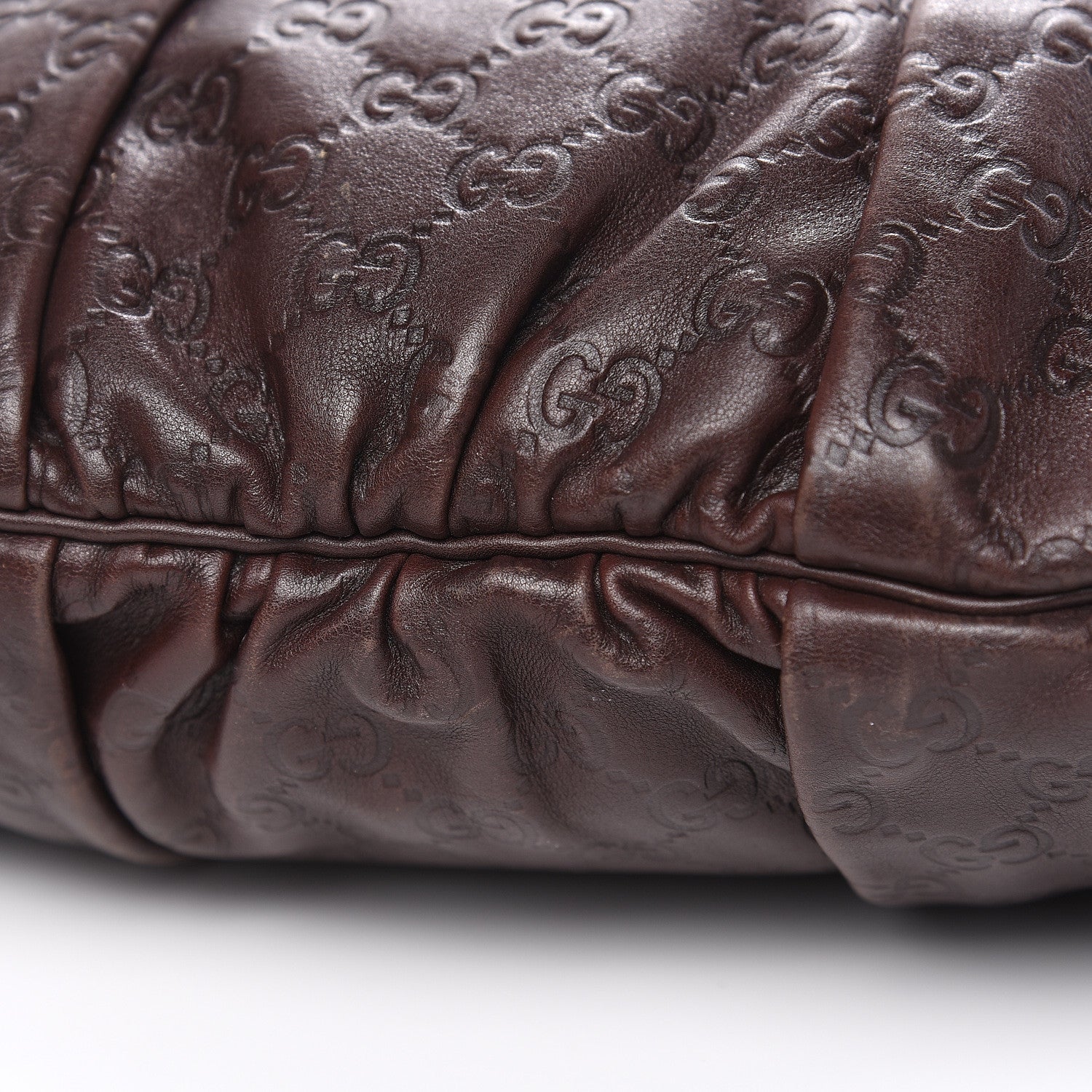 Gucci Guccissima Medium Hysteria Top Handle Bag Chocolate 8 of 13