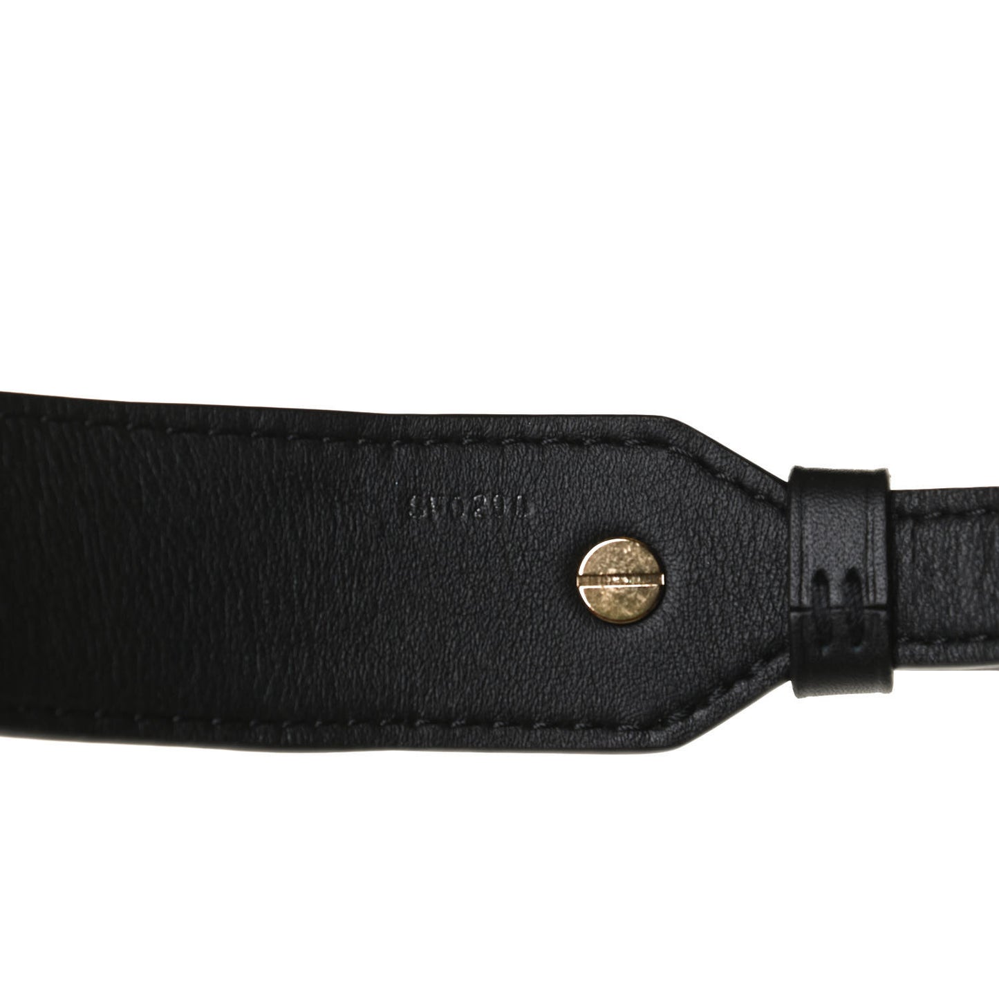 Reverse Monogram Bandouliere Shoulder Strap XL Black