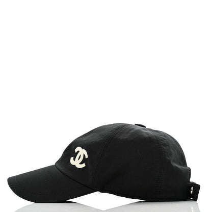 Chanel Cotton CC Cap Hat Black 4 of 10
