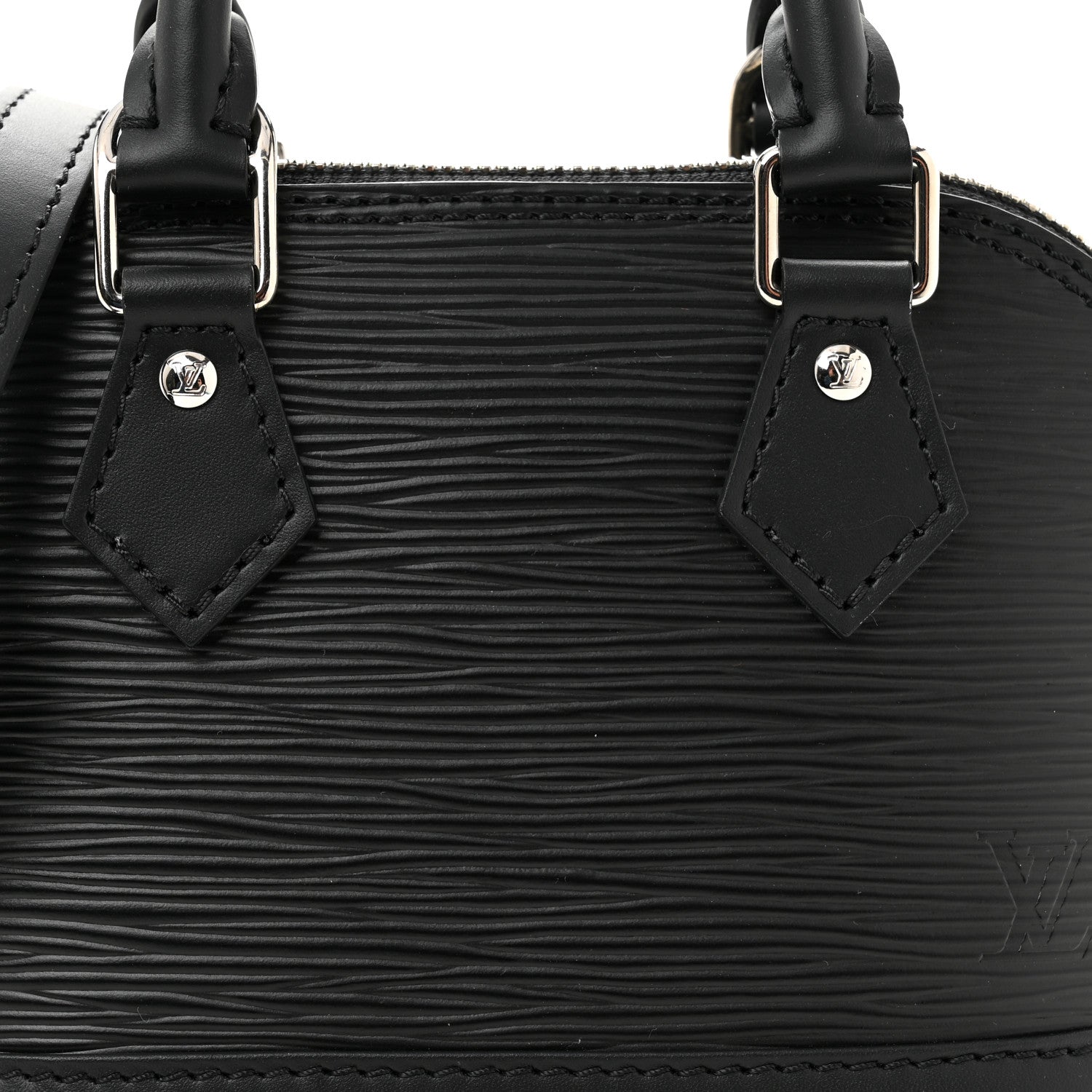 Louis Vuitton Epi Alma Nano Black 7 of 9