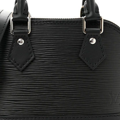 Louis Vuitton Epi Alma Nano Black 7 of 9