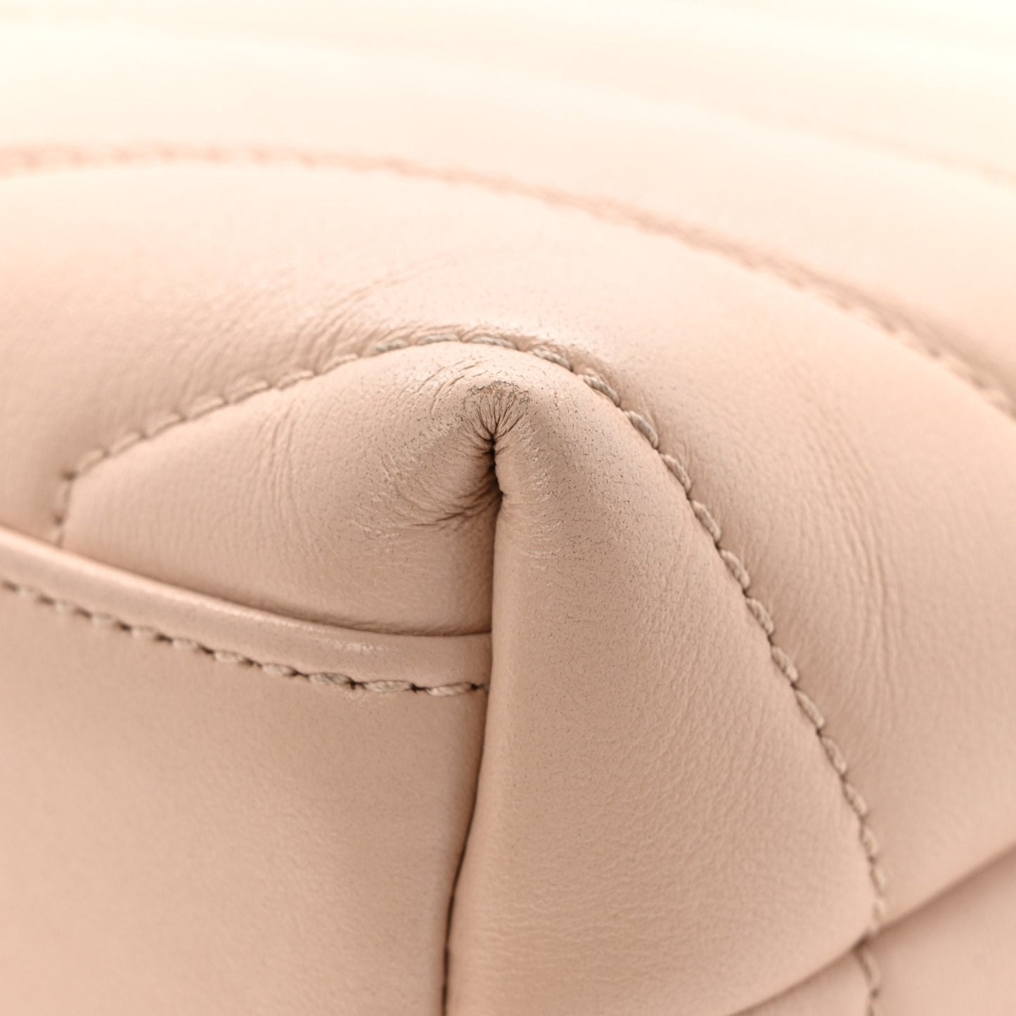 Calfskin Y Quilted Monogram Toy Loulou Crossbody Bag Nude Powder