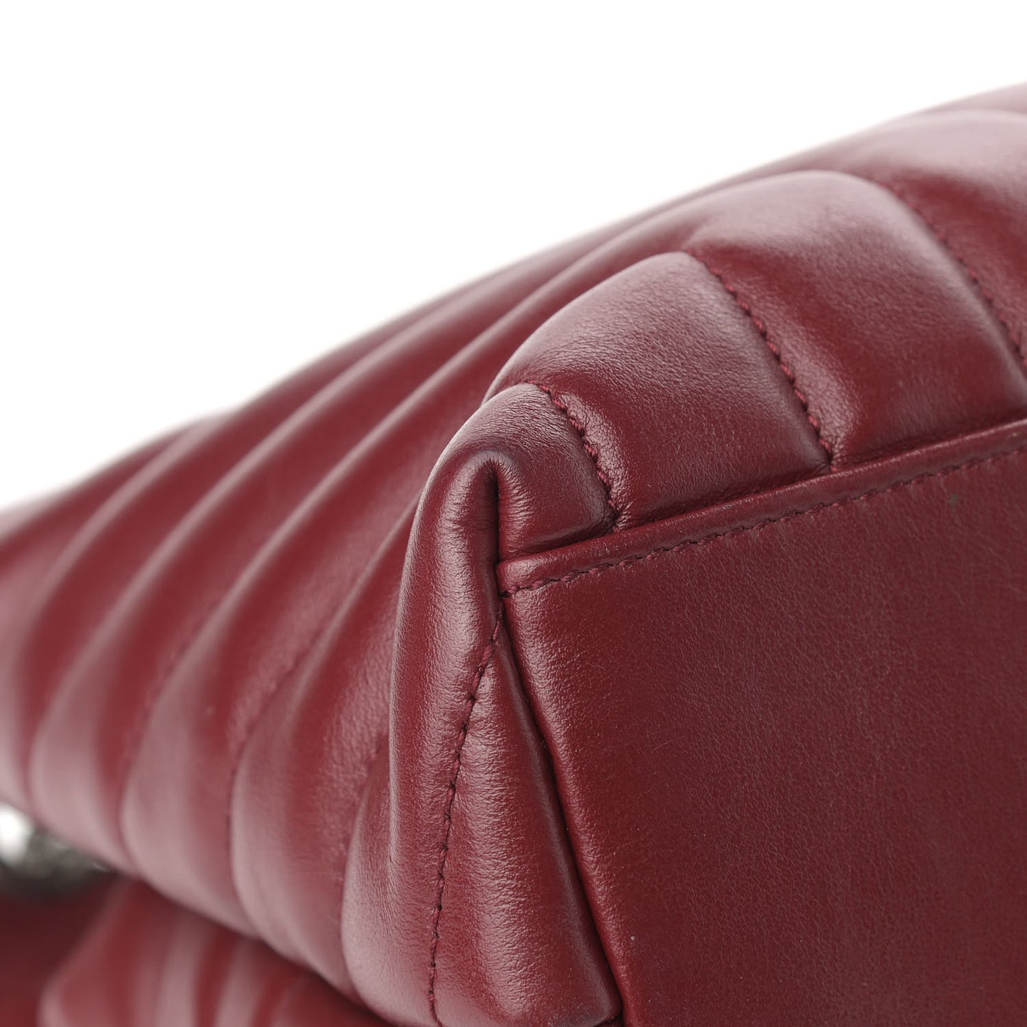 Calfskin Y Quilted Monogram Medium Loulou Chain Satchel Palissandre