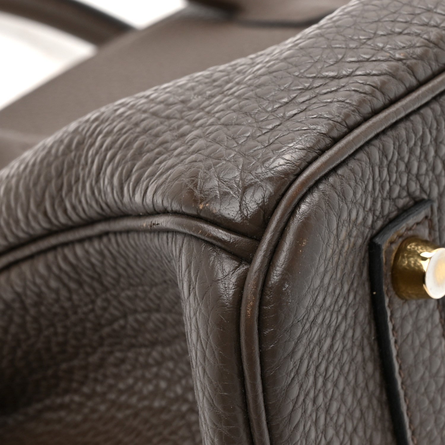 Hermes Taurillon Clemence BIRKIN 35 Cafe 12 of 16