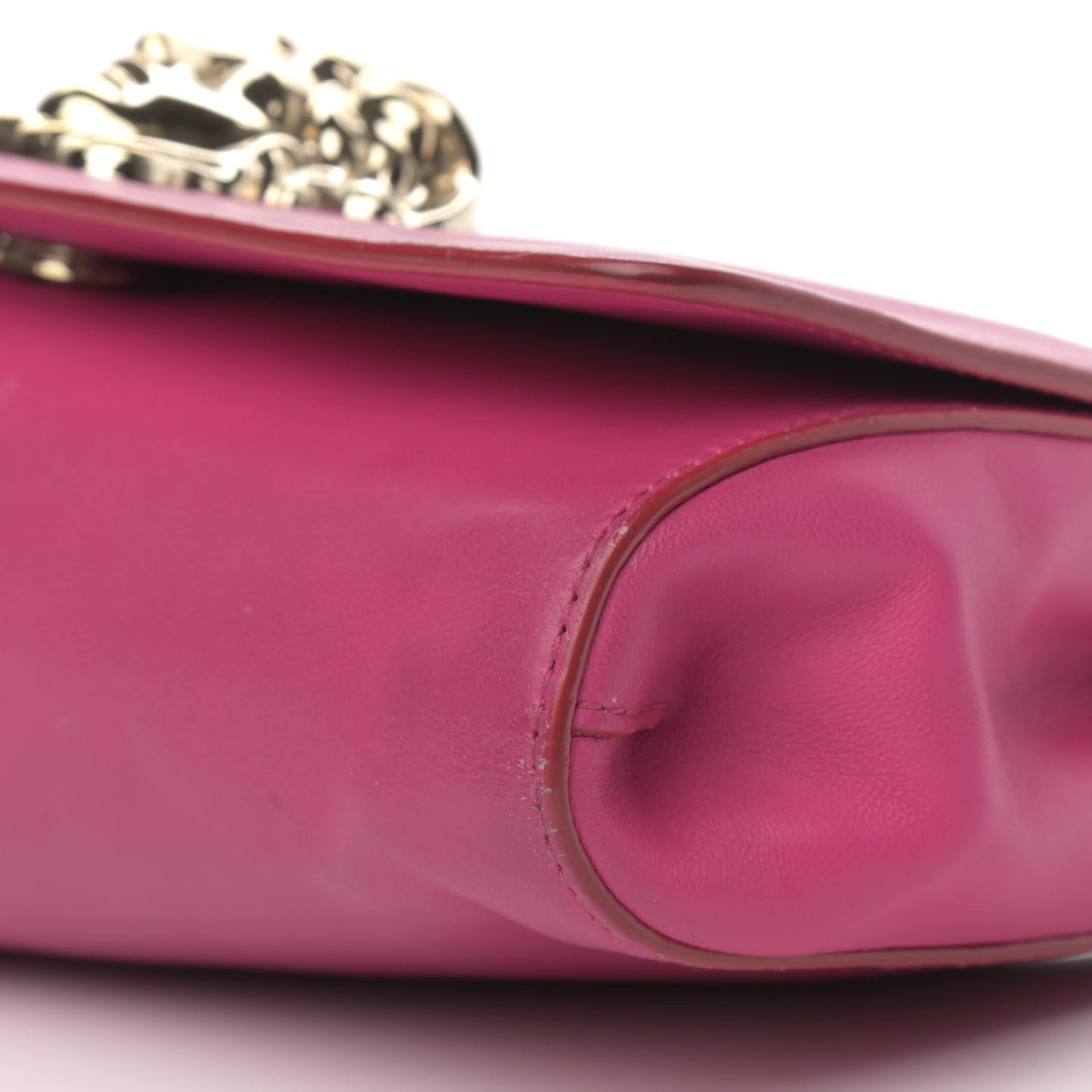 Calfskin Palazzo Chain Evening Bag Pink