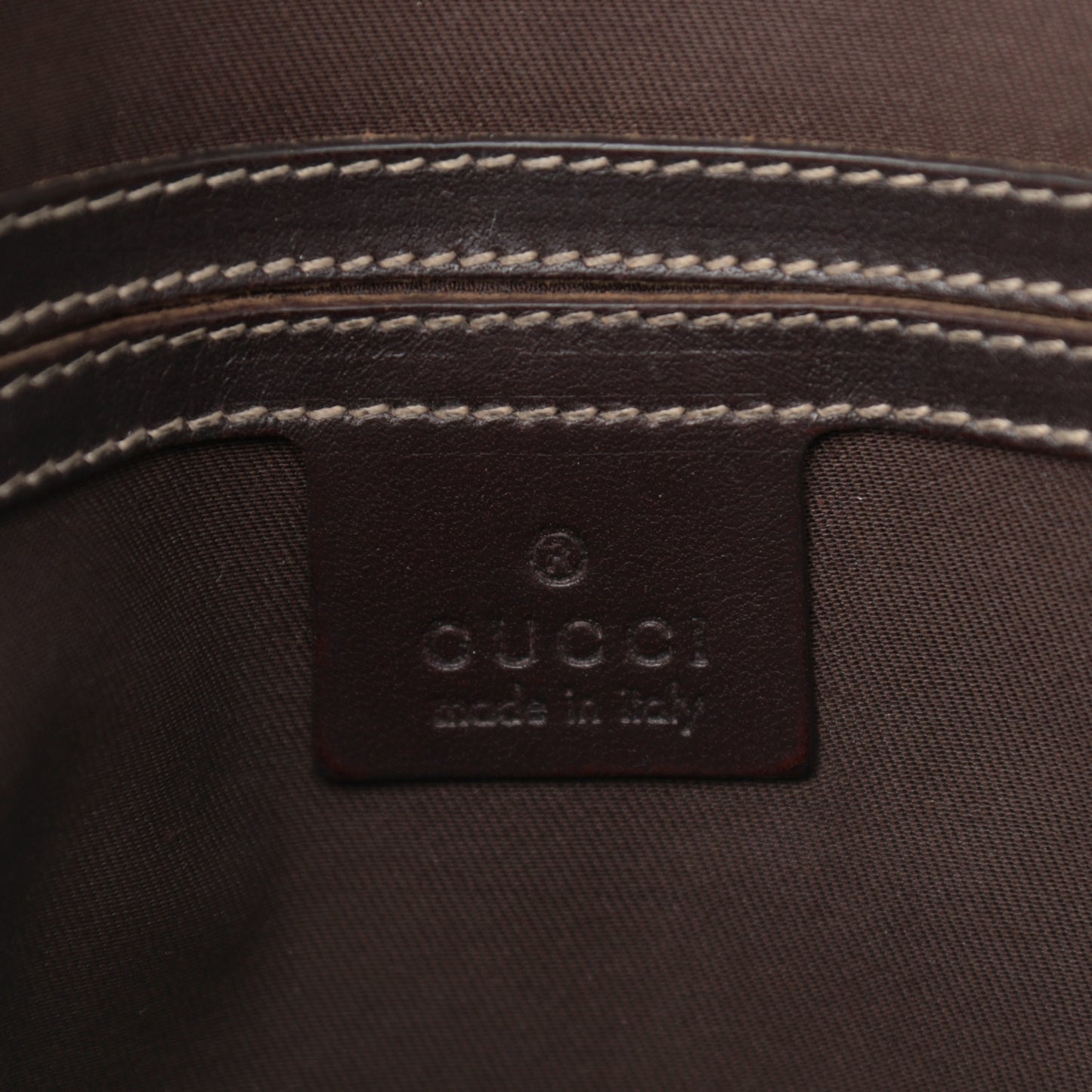 GG Supreme Monogram Selleria Calfskin Small Flap Messenger Bag Beige Ebony Cocoa Dark Chocolate